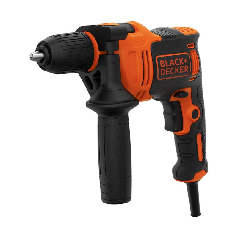 Set de taladro y accesorios Black & Decker BEH710K-QS 230 V 710 W