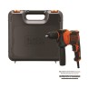 Set de taladro y accesorios Black & Decker BEH710K-QS 230 V 710 W