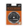 Juego de puntas Black & Decker a7090-xj 7 Piezas Plana pH