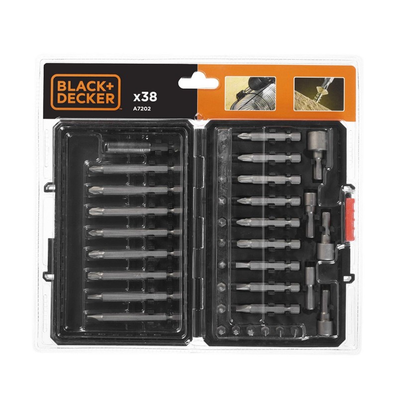 Juego de puntas Black & Decker A7202-XJ 38 Piezas