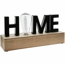 Figura Decorativa Atmosphera 'Home' Luz LED (34 x 16 x 8 cm)