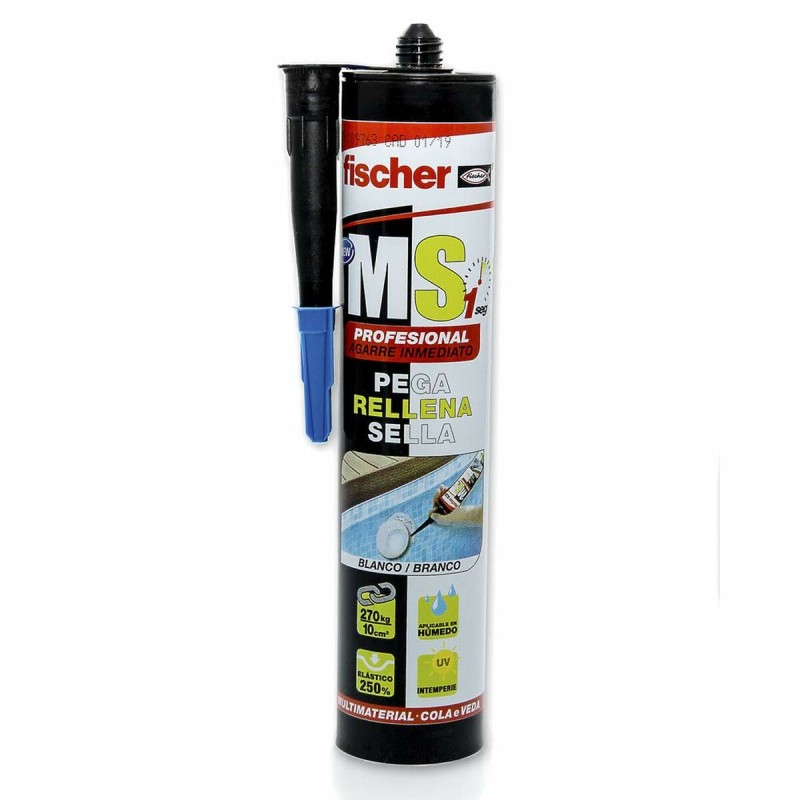 Sellador/Adhesivo Fischer Ms Blanco 1 Pieza 290 ml