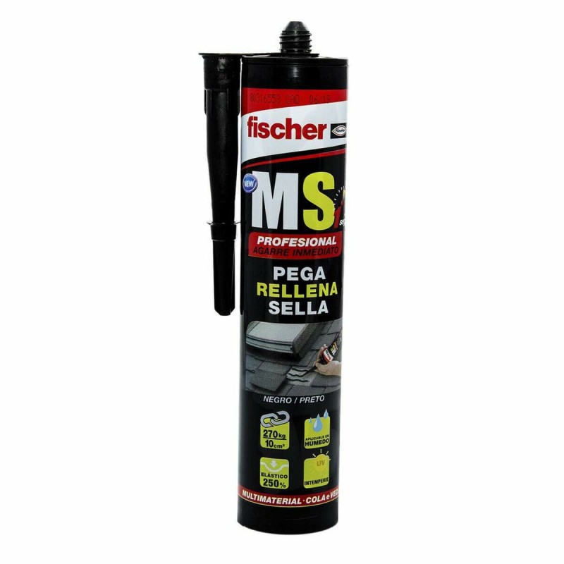 Sellador/Adhesivo Fischer Ms Negro 290 ml