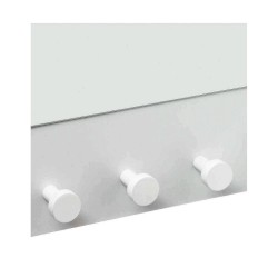 Espejo de pared 5five Colgador Blanco (50 x 37 x 6 cm)