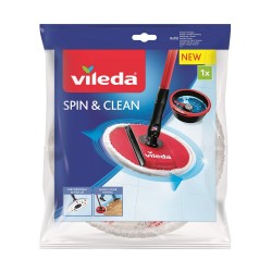 Recambio de Mopa Para Fregar Vileda Spin & Clean Microfibras