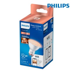 Bombilla LED Dicroica Philips Wiz Blanco F 4,7 W GU10 345 Lm (2700 K) (2700-6500 K)