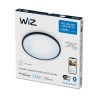 Lámpara de Techo Philips Wiz 14 W ø 24,2 x 2,3 cm Blanco Negro Multicolor Metal Aluminio (2700 K) (6500 K)