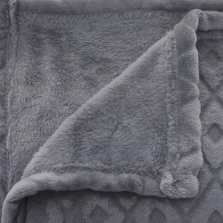 Manta Atmosphera Plaid Winter Rhombus Gris (230 x 180 cm)