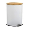 Cubo de basura 5five Baltik Blanco (30 L)