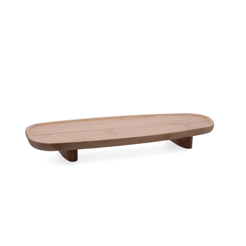 Bandeja de Aperitivos Bidasoa Bambu Marru00f3n Madera 40 x 15,5 x 4,8 cm