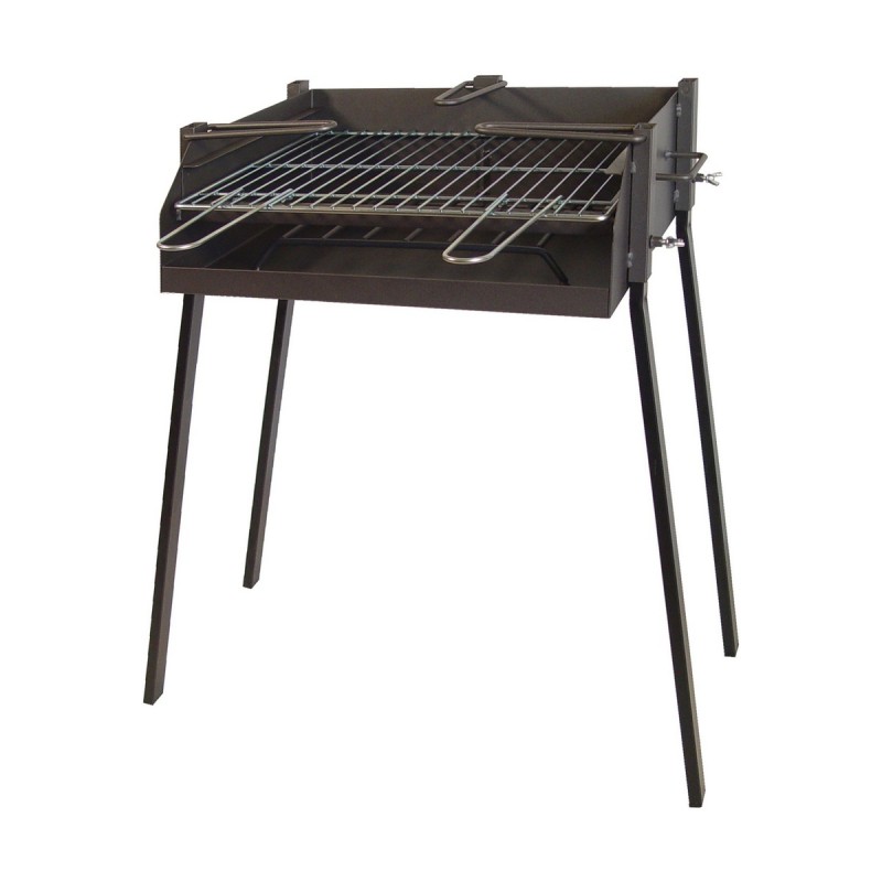 Barbacoa de Carbón con Patas Imex el Zorro Negro Metal 50 x 40 x 75 cm