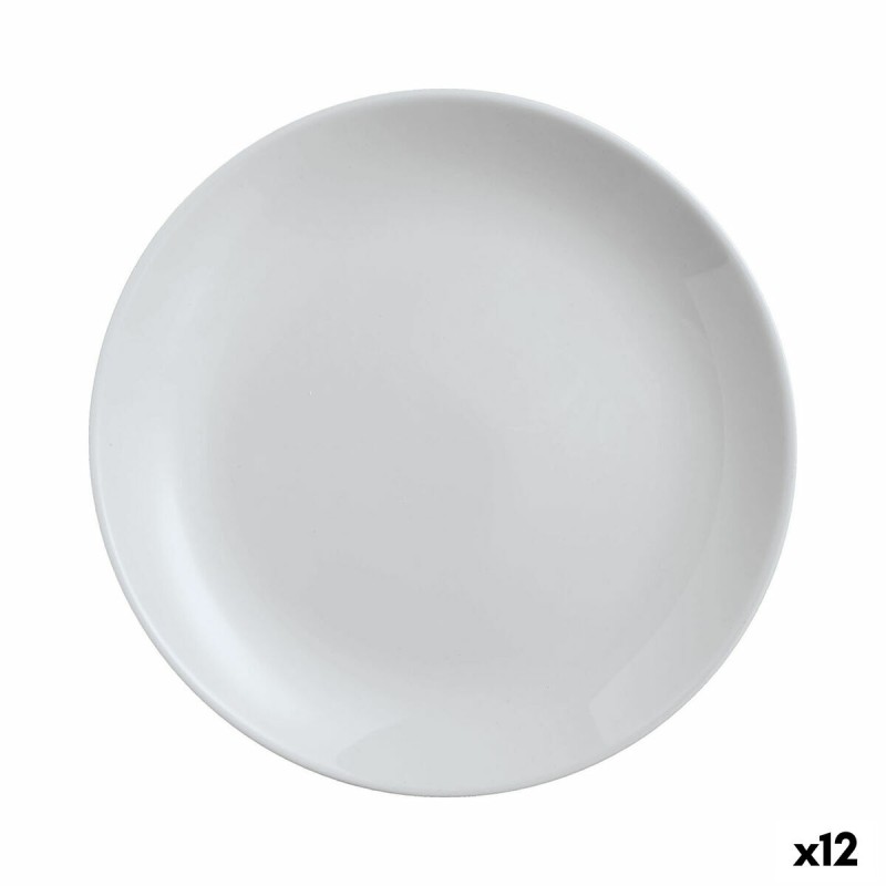 Plato para Pizza Luminarc Diwali Gris Vidrio u00d8 32 cm (12 Unidades)