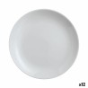 Plato para Pizza Luminarc Diwali Gris Vidrio u00d8 32 cm (12 Unidades)