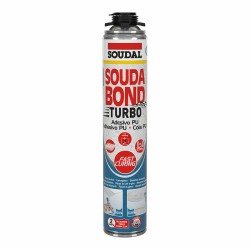 Espuma Soudal SoudaBond Turbo Poliuretano Pistola 750 ml