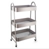 Carrito Verdulero Quid Casio Gris Metal 45 x 30,6 x 77,5 cm