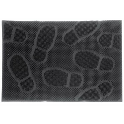 Felpudo Pin Mat Negro Caucho 60 x 40 cm