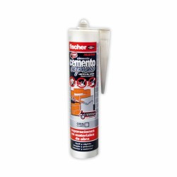 Sellador/Adhesivo Fischer Cemento Gris claro 310 ml