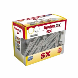 Tacos Fischer 8 x 40 mm Acero Nailon (60 unidades)