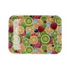 Bandeja de desayuno Quid Habitat Multicolor Plu00e1stico 32 x 23 x 1,7 cm Con asas Frutas (12 Unidades)