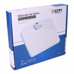 Báscula Analógica EDM Polipropileno 130 Kg 24 x 26 x 4 cm