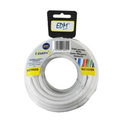 Cable EDM 2 x 1 mm Blanco 15 m