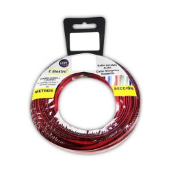 Cable de audio EDM 2 x 0,75 mm Rojo/Negro 50 m