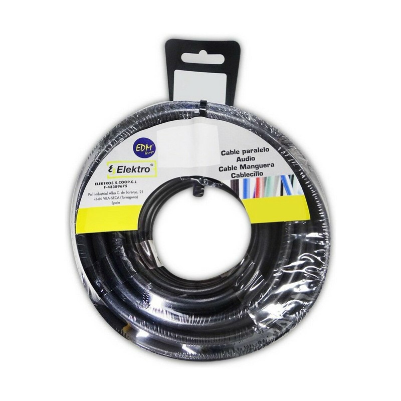 Cable EDM 2 x 1,5 mm Negro 25 m