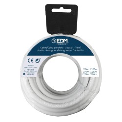 Cable EDM 2 x 1,5 mm 10 m Blanco