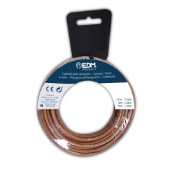 Cable EDM 10 m Marrón