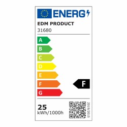 Tubo LED EDM 31680 A F 25 W 2000 Lm (6400 K)