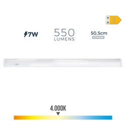 Tubo LED EDM 31695 A E 7 W 600 lm (4000 K)