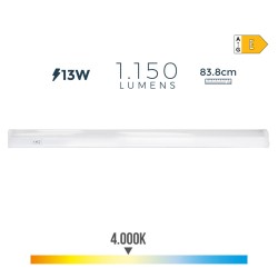 Tubo LED EDM 31696 A E 13 W 1150 Lm (4000 K)