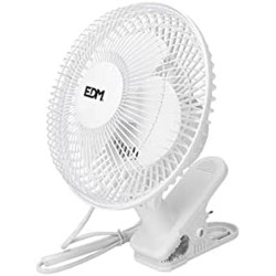 Ventilador EDM Pinza Blanco...