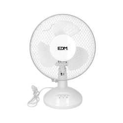 Ventilador de Sobremesa EDM Blanco 25 W Ø 23 x 36 cm