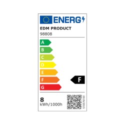 Tubo LED EDM Linestra S14S F 9 W 700 lm Ø 3 x 50 cm (2700 K)