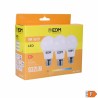 Pack de 3 bombillas LED EDM F 10 W E27 810 Lm Ø 6 x 10,8 cm (3200 K)