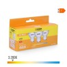 Pack de 3 bombillas LED EDM F 5 W GU10 450 lm Ø 5 x 5,5 cm (3200 K)