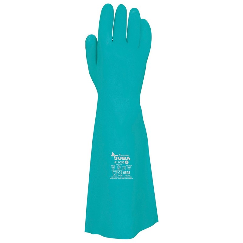 Guantes de Trabajo JUBA Satinado Nitrilo Piscina