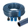 Set de Manguera con accesorios EDM Azul 20 mm x 25 m 5/8"