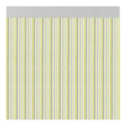 Cortina Acudam Brescia Puertas Amarillo Exterior PVC Aluminio 90 x 210 cm