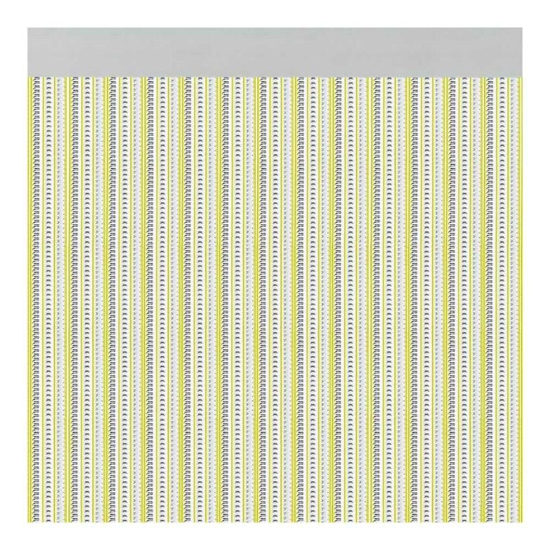 Cortina Acudam Brescia Puertas Amarillo Exterior PVC Aluminio 90 x 210 cm