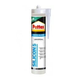 Silicona Pattex Silicon 5 Universal Transparente 280 ml