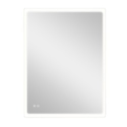 Espejo de pared EDM Rectangular Luz LED 20 W