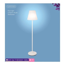 Lámpara de Pie Lumineo 894460 Blanco 150 cm Recargable