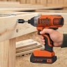 Atornillador de impacto Black & Decker bdcim18d1a-qw 115 Nm