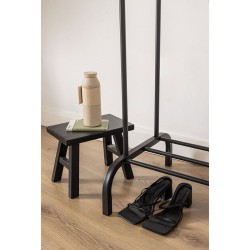 Perchero de Pie Newlux Hangy Duo 30 Negro Metal 115 x 50 x 150 cm