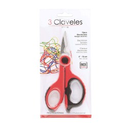 Tijeras de Electricista 3 Claveles 6" 14 cm Acero Inoxidable Recto