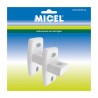 Soporte para toldo Micel TLD02 Blanco 4,4 x 3,82 x 8,6 cm Pared 2 Piezas