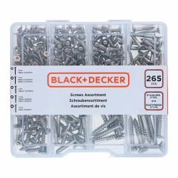 Kit de tornillos Black & Decker Torx 265 Piezas