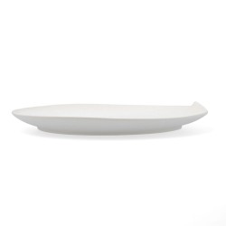 Bandeja de Aperitivos Bidasoa Fosil Blanco Ceru00e1mica Alu00famina 31,4 x 31,2 x 4 cm (4 Unidades)